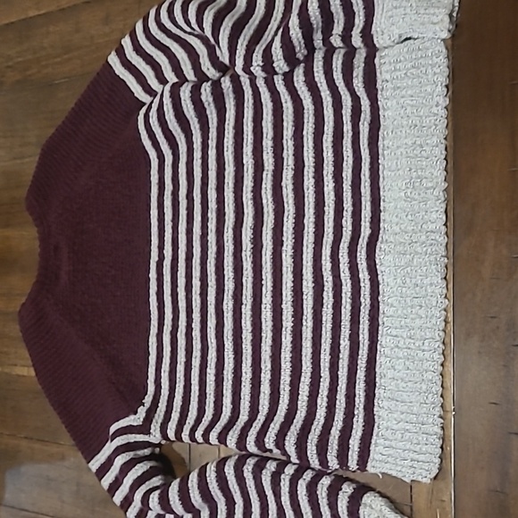 Volcom Cold Days Striped Crewneck Sweater S - Picture 6 of 7